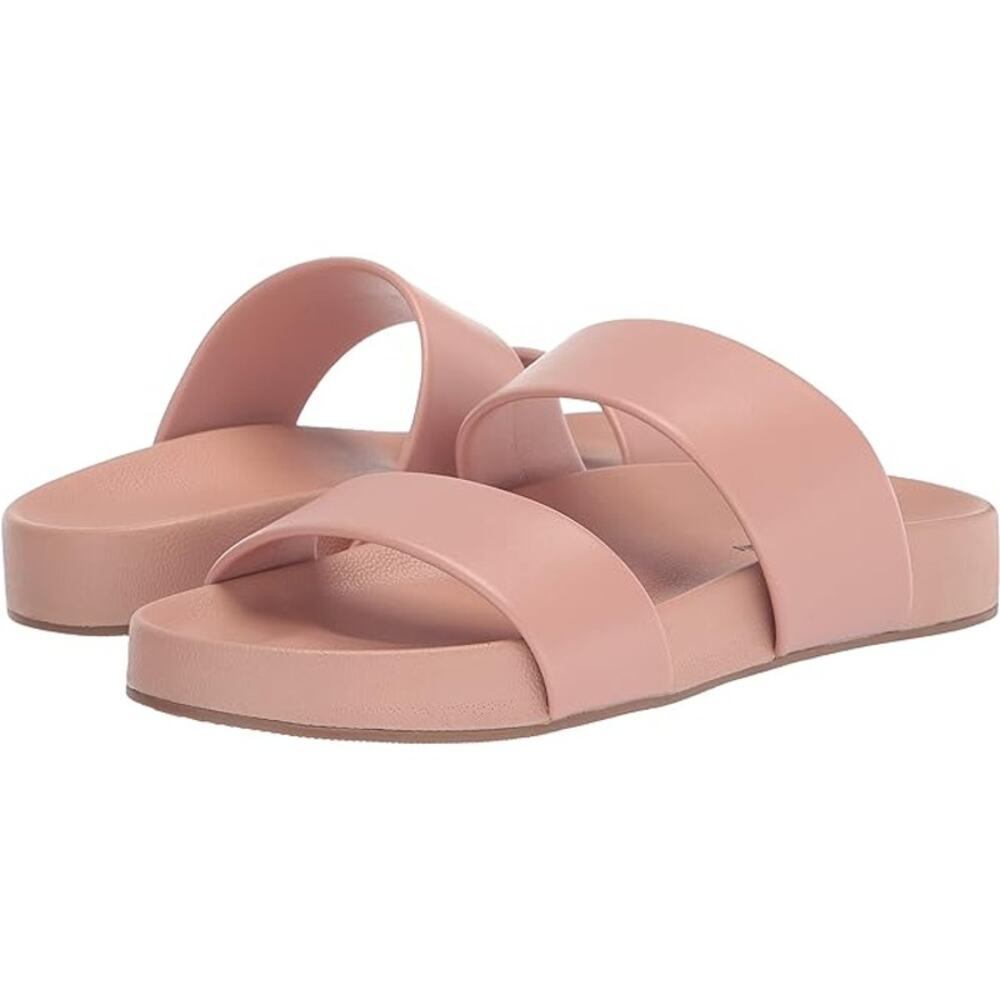 Amazon Essentials Women's Two Band Slide Sandal Dusty Pink Size 5 NWT